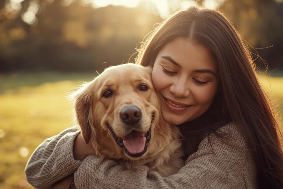 Chewy vs Petco: Best Pet Wellness Products for U.S. Pet Owners create a image where pet owner love pet